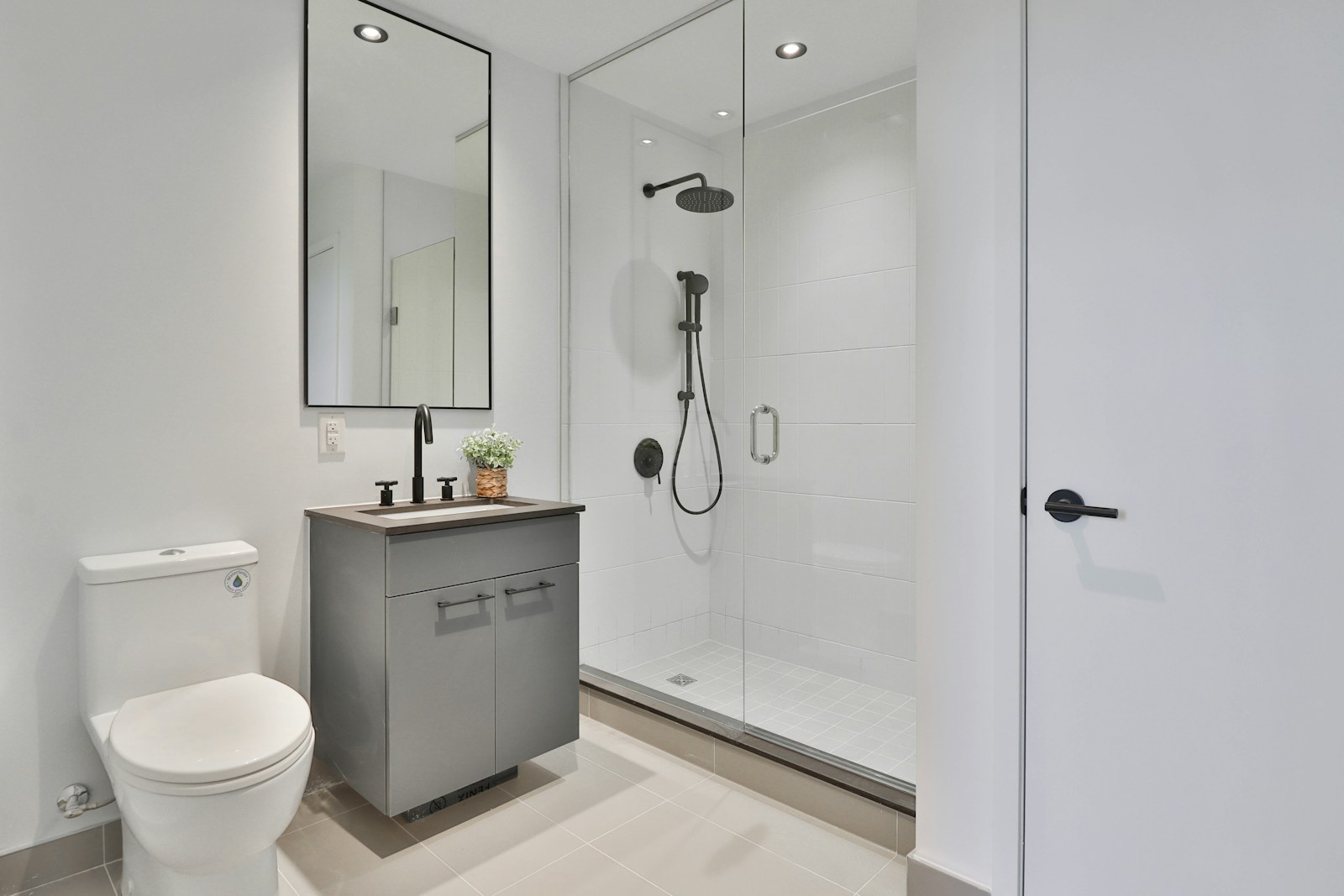 Walk-in shower install
